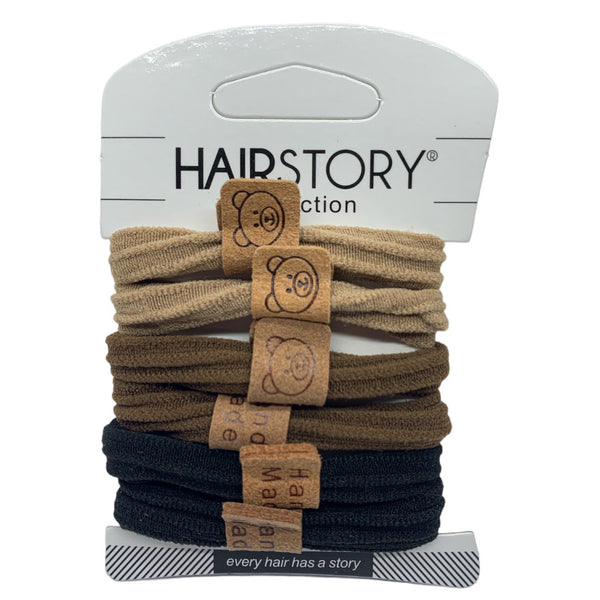 HAIRSTORY Bear Cloth Pony Tail Hair Tie (#57)