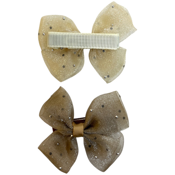 HAIRSTORY Shimmer Organza Ribbon Pin Curl (003-SOR)