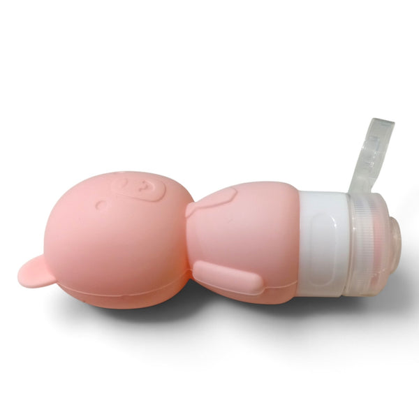 HAIRSTORY 6161B Squeezable Travel Bottle Bear W/Suction 60 ML Random Color