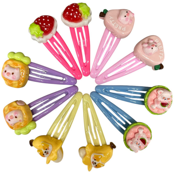 HAIRSTORY Fruit Colorful Bean Snap clip (#21-F)