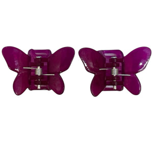 HAIRSTORY Sun UV Color Changing Clips Small Butterfly Hair Claw