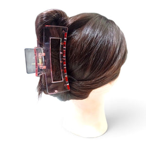 HAIRSTORY Rectangle Crystal Hair Clamp
