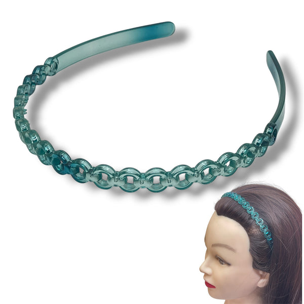 HAIRSTORY T084 France Multi-Color Chain Link Headband
