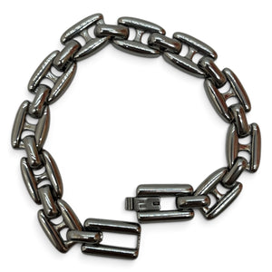 HAIRSTORY Men’s Silver Stainless Chain Bracelet