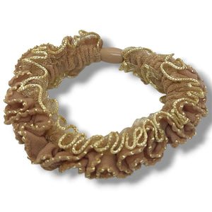 HAIRSTORY #6049-B Frilled Scrunchies