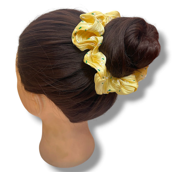 HAIRSTORY #6031 Scrunchies Silky Satin
