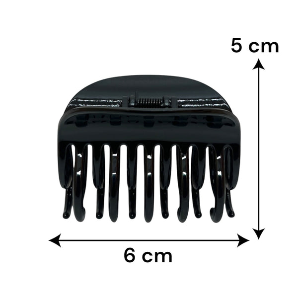 HAIRSTORY D894 Glossy Wide Hair Claw