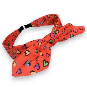 HAIRSTORY Printed Heart Headband-#9A