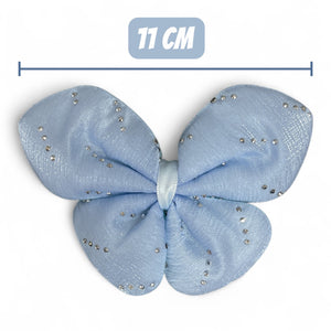 HAIRSTORY Shimmered Chiffon Butterfly Pin Curl (002-SCB)