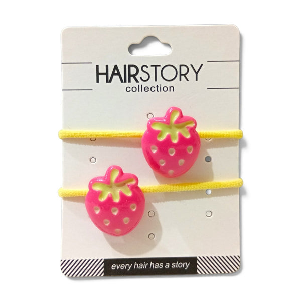 HAIRSTORY Cute Fruit/Vegetable Garden Hair Ties