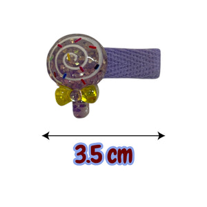 HAIRSTORY Lollipop Charm Snap Clip (001-L)
