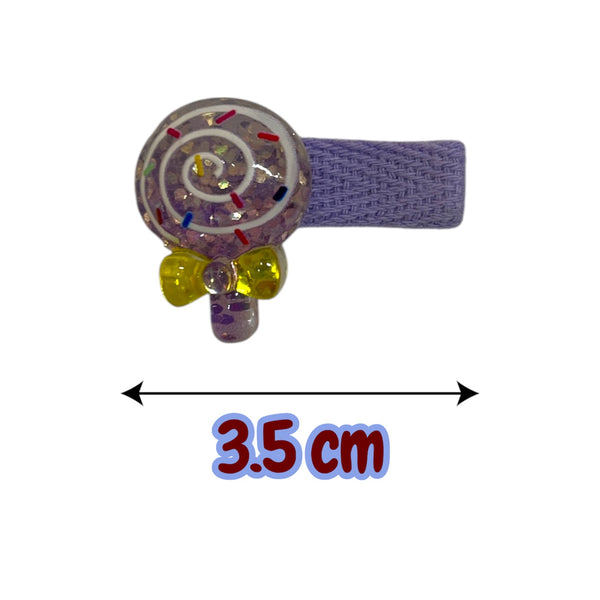 HAIRSTORY Lollipop Charm Snap Clip (001-L)