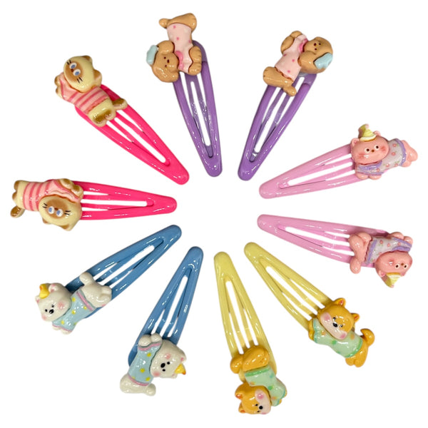 HAIRSTORY Animal Colorful Bean Snap clip (#21-A)