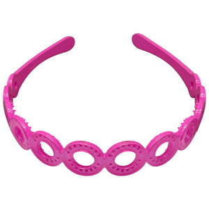 HAIRSTORY T062 Shimmer Round Holes Headband