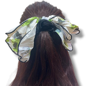 HAIRSTORY 6041 Bow Knot Scrunchies Floral
