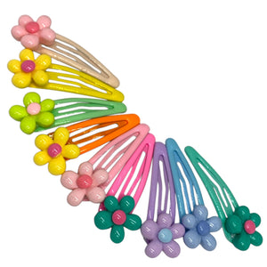 HAIRSTORY Flower Colorful Bean Snap clip (2435)