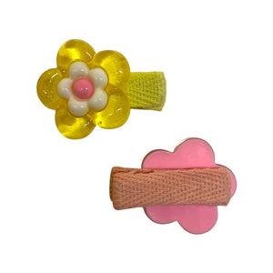 HAIRSTORY Crystal Flower Charm Pin Curl (001-CF)