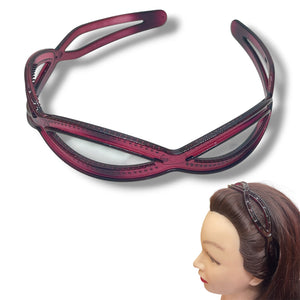 HAIRSTORY FRANCE Y4007 Multi-Color Oval Braided Headband