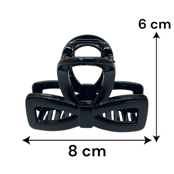 HAIRSTORY D903 Glossy Bow Hair Claw