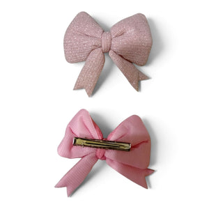 HAIRSTORY Cute Pastel Color Lurex Fabric Hair Clip