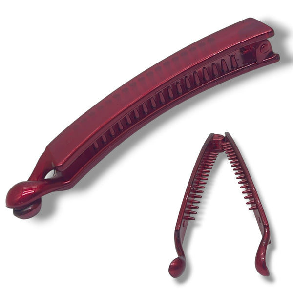 HAIRSTORY CHROME Plain Banana Clamp Clip