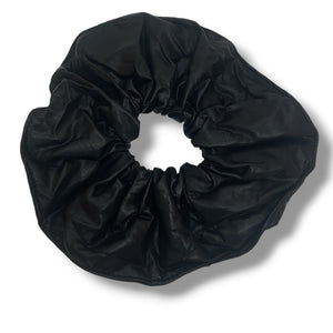 HAIRSTORY #6039 Leatherette Scrunchies
