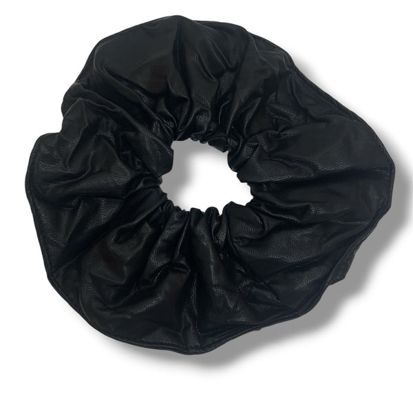 HAIRSTORY #6039 Leatherette Scrunchies