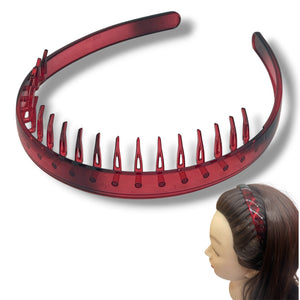 HAIRSTORY T009 France Multi-Color Shark Tooth Headband