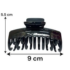 HAIRSTORY D854 Long Glossy Curved Hair Claw