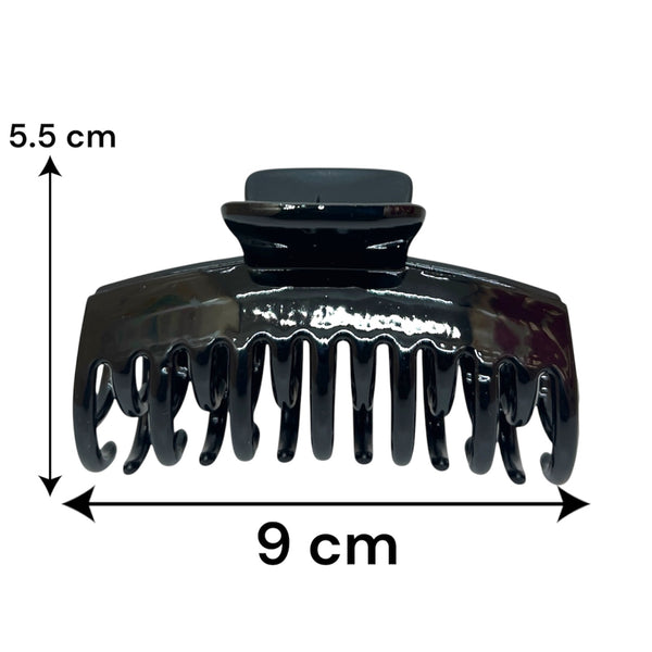 HAIRSTORY D854 Long Glossy Curved Hair Claw