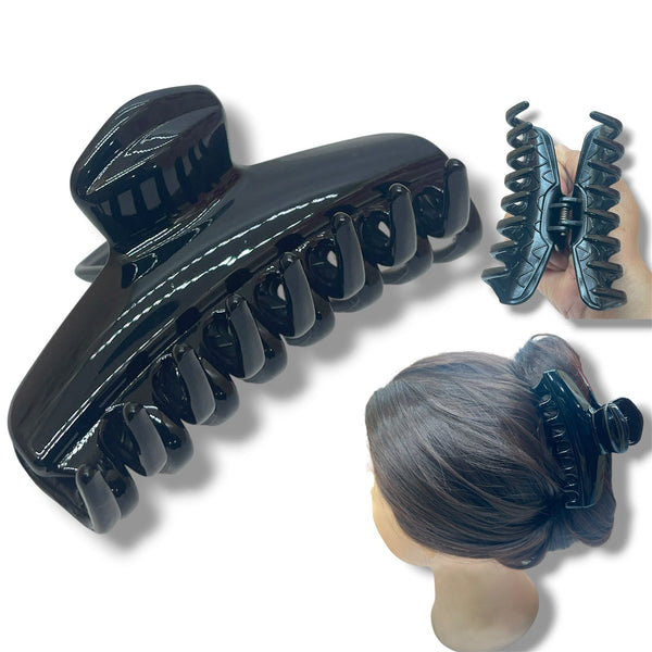 HAIRSTORY 9CM Non-Slip Classic Hair Claw Clamp
