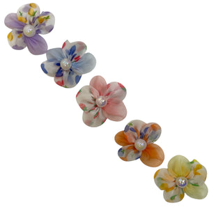 HAIRSTORY Mini Flower Pearl Charm Pin Curl