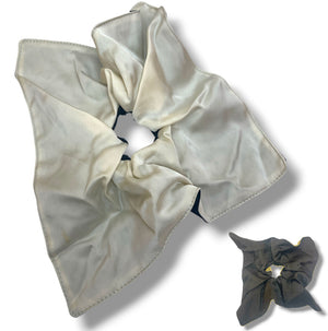 HAIRSTORY #6028 Square Scrunchies Reversible