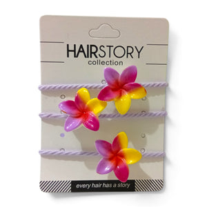 HAIRSTORY Tropical Flower Hair Tie