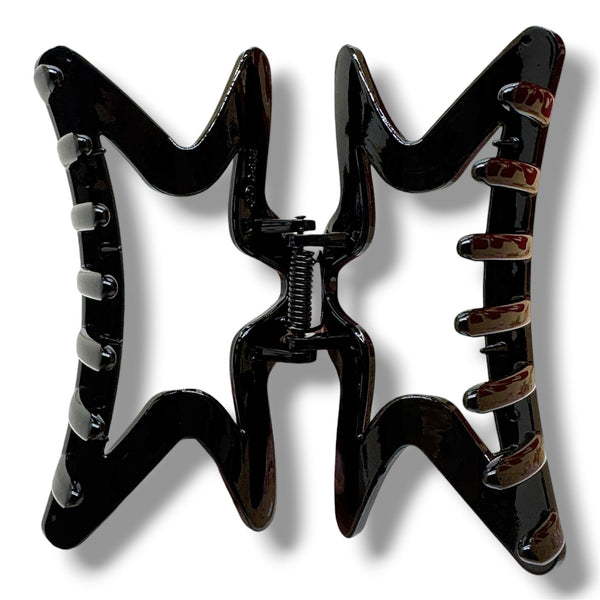 HAIRSTORY Glossy Black Star Hair Claw Clamp