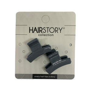 HAIRSTORY Sorbet Colored Small Hair Clamp Clips - D342