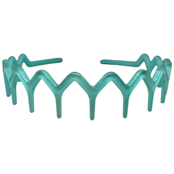 HAIRSTORY Shimmer Zig Zag Shark Tooth Headband (T023)