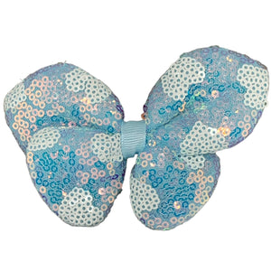 HAIRSTORY Cute Sequins Butterfly Pin Curl Hair Clip for Girls