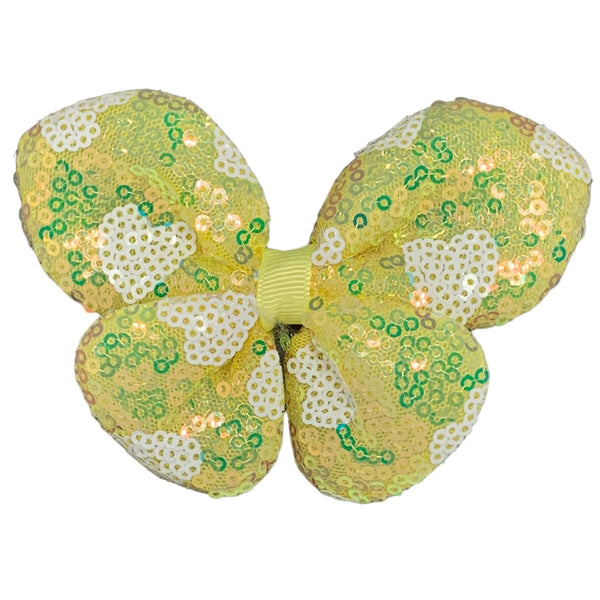 HAIRSTORY Cute Sequins Butterfly Pin Curl Hair Clip for Girls