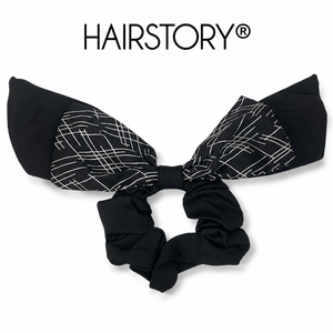 HAIRSTORY 6040 Bow Knot Scrunchies Retro