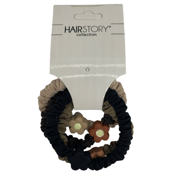 HAIRSTORY Flower Hair Tie Ponytail (#64)