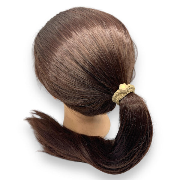 HAIRSTORY Flower Braided Hair Tie Ponytail (#65)
