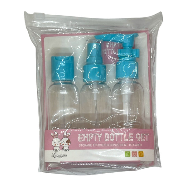 HAIRSTORY 8056 Travel Bottle 50ML 3pcs/Set Random Color