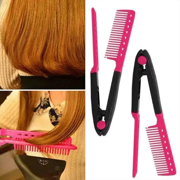 HAIRSTORY D6028 CURLING/STRAIGHT STYLING COMB RANDOM COLOR