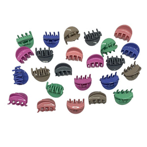 HAIRSTORY Sorbet Colored Small Hair Clamp Clips - D349