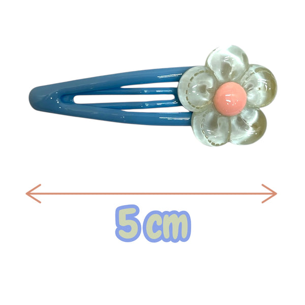 HAIRSTORY Flower Colorful Bean Snap clip (#21-F)