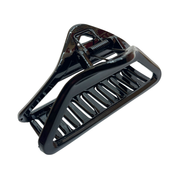 HAIRSTORY D842 Classic Glossy Triangle Hair Claw Clamp