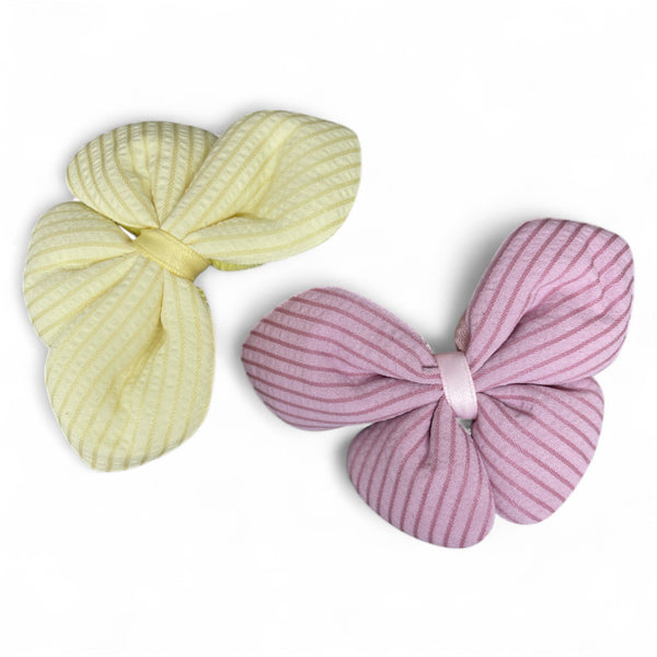 HAIRSTORY Woven Cotton Butterfly Pin Curl (002-WCB)