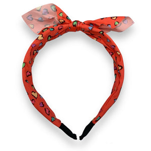 HAIRSTORY Printed Heart Headband-#9A