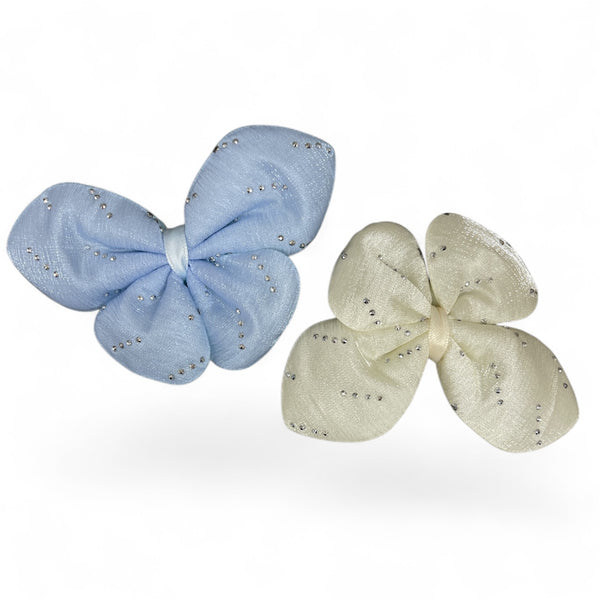 HAIRSTORY Shimmered Chiffon Butterfly Pin Curl (002-SCB)